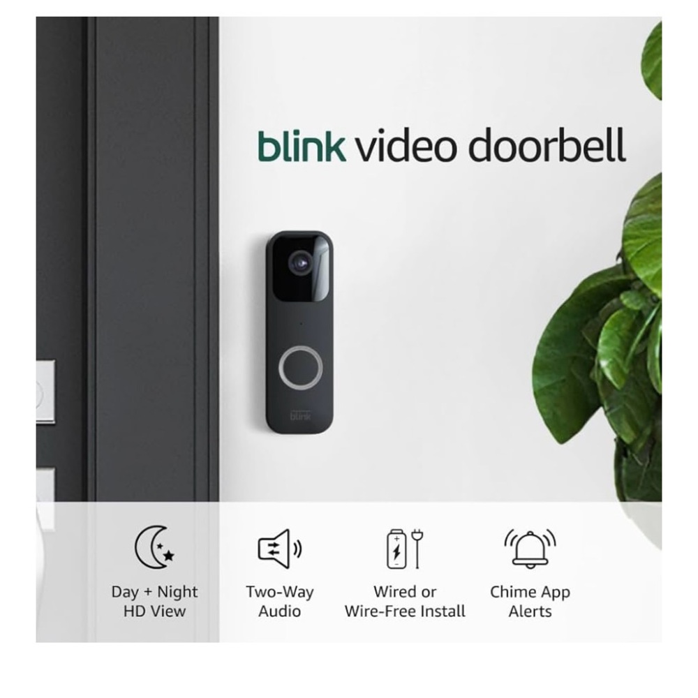 Blink Video Doorbell in Black